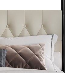 Bed, headboard detail