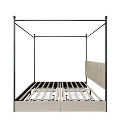 Bed, side view