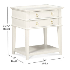 Nightstand, three-quarter view