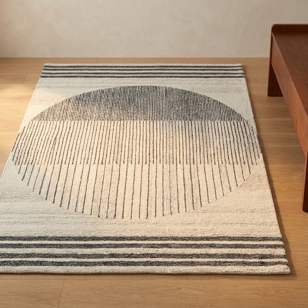 Tloom Uptown Hand Tufted Wool Geometric Indoor Rug