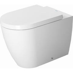 Toilet, Me by Starck, Elongated, Floor Mounted, 1.28 GPF, White