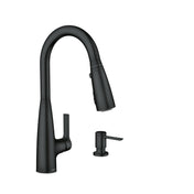 Touchless Kitchen Faucet, Haelyn, Single Handle, Pulldown Sprayer, Matte Black