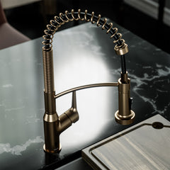 Touchless Kitchen Faucet, Scottsdale, Pull-Down, Single Handle, Copper