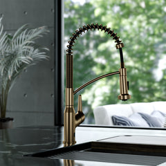 Touchless Kitchen Faucet, Scottsdale, Pull-Down, Single Handle, Copper