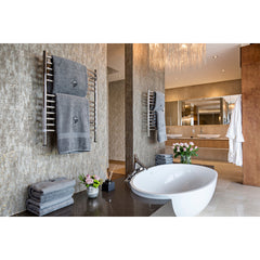Towel Warmer, Jeeves, Hardwired, 12 Bars, Stainless Steel, Polished