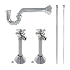 Trimscape Bathroom Sink Supply and P-Trap Kit in Polished Chrome