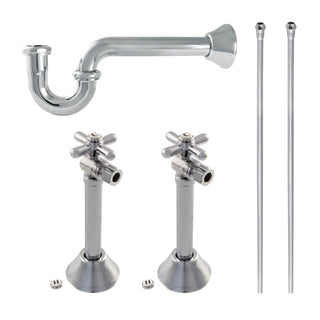 Trimscape Bathroom Sink Supply and P-Trap Kit in Polished Chrome
