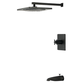 Tub and Shower Faucet, Concord, Pressure Balanced in Matte Black