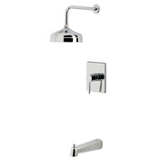 Tub and Shower Faucet, Concord, Pressure Balanced in Polished Chrome