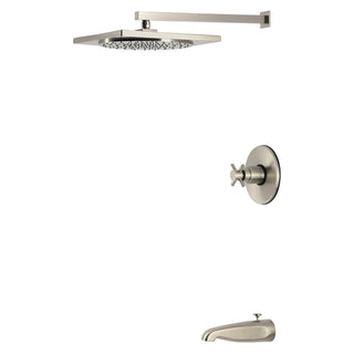 Tub and Shower Faucet, Concord, Single Handle Pressure Balanced in Brushed Nickel