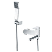 Tub and Shower Faucet, Echo Series, 1-Handle 1-Spray in Polished Chrome