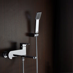 Tub and Shower Faucet, Echo Series, 1-Handle 1-Spray in Polished Chrome