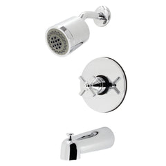 Tub and Shower Faucet, Elinvar, Single Handle in Polished Chrome