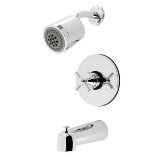 Tub and Shower Faucet, Elinvar, Single Handle in Polished Chrome