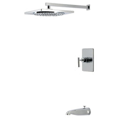 Tub and Shower Faucet, Manhattan, Pressure Balanced in Polished Chrome