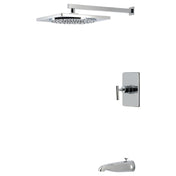 Tub and Shower Faucet, Manhattan, Pressure Balanced in Polished Chrome