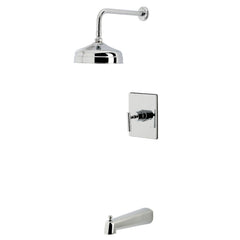Tub and Shower Faucet, Manhattan, Single Handle, Brass, Polished Chrome