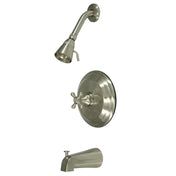 Tub and Shower Faucet, Metropolitan, Single-Handle, Pressure Balanced, Satin Nickel