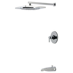 Tub and Shower Faucet, NuvoFusion, Pressure Balanced in Polished Chrome