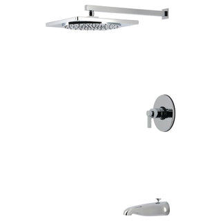 Tub and Shower Faucet, NuvoFusion, Pressure Balanced in Polished Chrome
