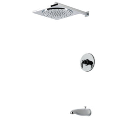 Tub and Shower Faucet, NuvoFusion, Pressure Balanced in Polished Chrome