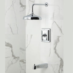 Tub and Shower Faucet, Revival, Single Handle in Polished Chrome