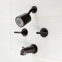 Tub and Shower Faucet, Sona, Double Handle in Oil Rubbed Bronze