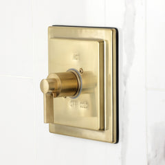 Tub and Shower Faucet, Sona, Single Handle in Brushed Brass