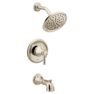 Tub and Shower Faucet Trim, Belfield, Single Lever Handle, Wall Mount, Polished Nickel