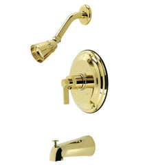 Tub and Shower Faucet, Tulare, Single Handle in Polished Brass