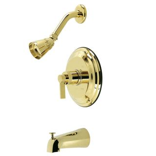 Tub and Shower Faucet, Tulare, Single Handle in Polished Brass