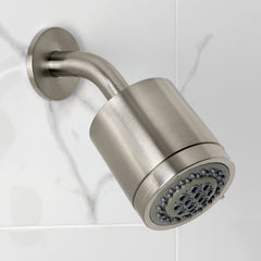 Tub and Shower Faucet, Verona, Triple Handle in Brushed Nickel