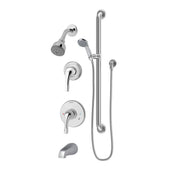 Tub and Shower System, Origins, Pressure Balanced, Hand Shower, Chrome