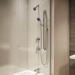 Tub and Shower System, Origins, Pressure Balanced, Hand Shower, Chrome