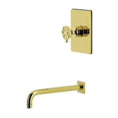 Tub Faucet, Belknap, Single Handle Pressure Balanced in Polished Brass