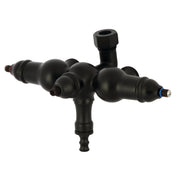 Tub Faucet Body, Heirloom, Vintage Down Spout in Matte Black