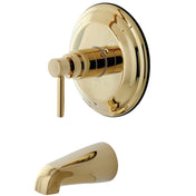 Tub Faucet, Concord, Single Handle in Polished Brass