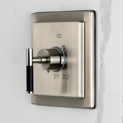 Tub Faucet, Kaiser, Single Handle Pressure Balanced in Brushed Nickel