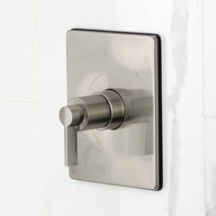 Tub Faucet, NuvoFusion, Pressure Balanced Single Handle in Brushed Nickel
