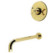 Tub Faucet, Restoration, Single Handle in Polished Brass