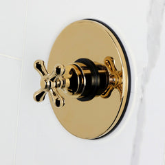 Tub Faucet, Restoration, Single Handle in Polished Brass
