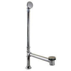 Tub Waste and Overflow, Sona, Double Swivel Toe Touch in Polished Chrome