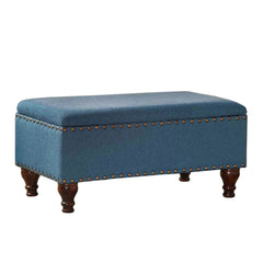 Tufted Entryway Bench with Lift-Up Storage, Gray Polyester Blend Upholstery