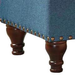 Tufted Entryway Bench with Lift-Up Storage, Gray Polyester Blend Upholstery