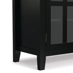 TV Stand, 53 Inch Wide, Solid Wood, Adjustable Height