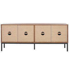 TV Stand, 60.8 in Wide with Walnut Finish