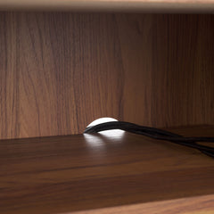 TV Stand, 60.8 in Wide with Walnut Finish