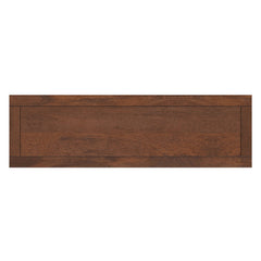 TV Stand, 60-Inch Solid Mango Wood with Dark Cognac Brown Finish