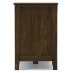 TV Stand, 72 in Wide, Solid Wood with Two Drawers