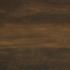 TV Stand, 79-Inch, Dark Pine with Black Metal Legs